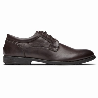 Sapatos Oxfords Rockport Mykel Plain Toe Homem Marrom PT-74853